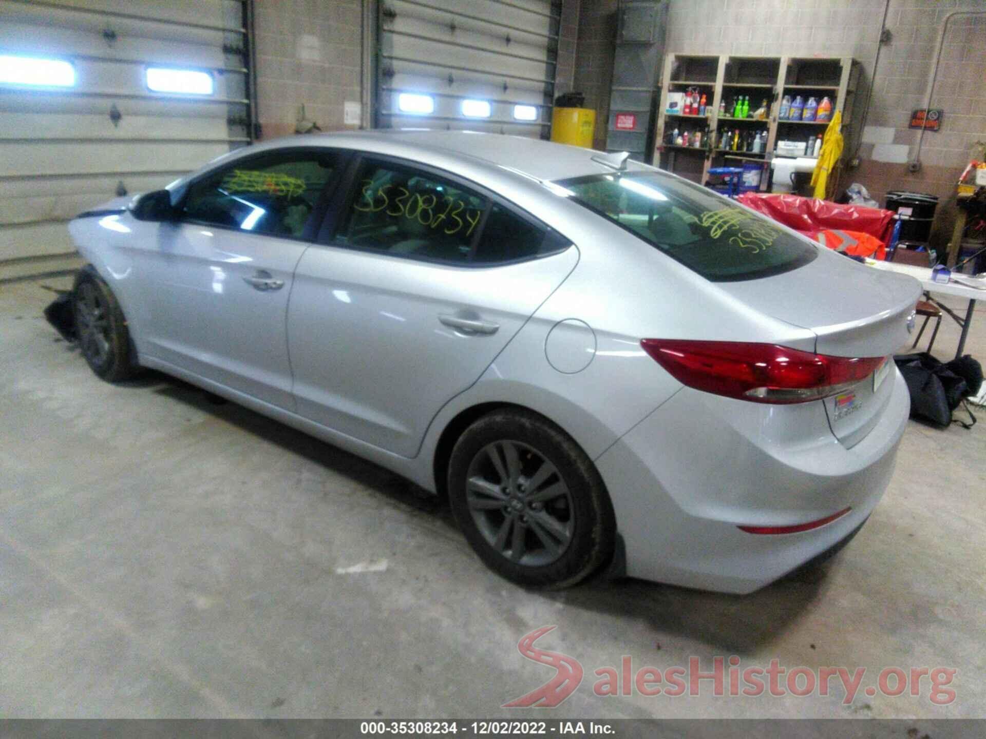 5NPD84LF2JH241189 2018 HYUNDAI ELANTRA