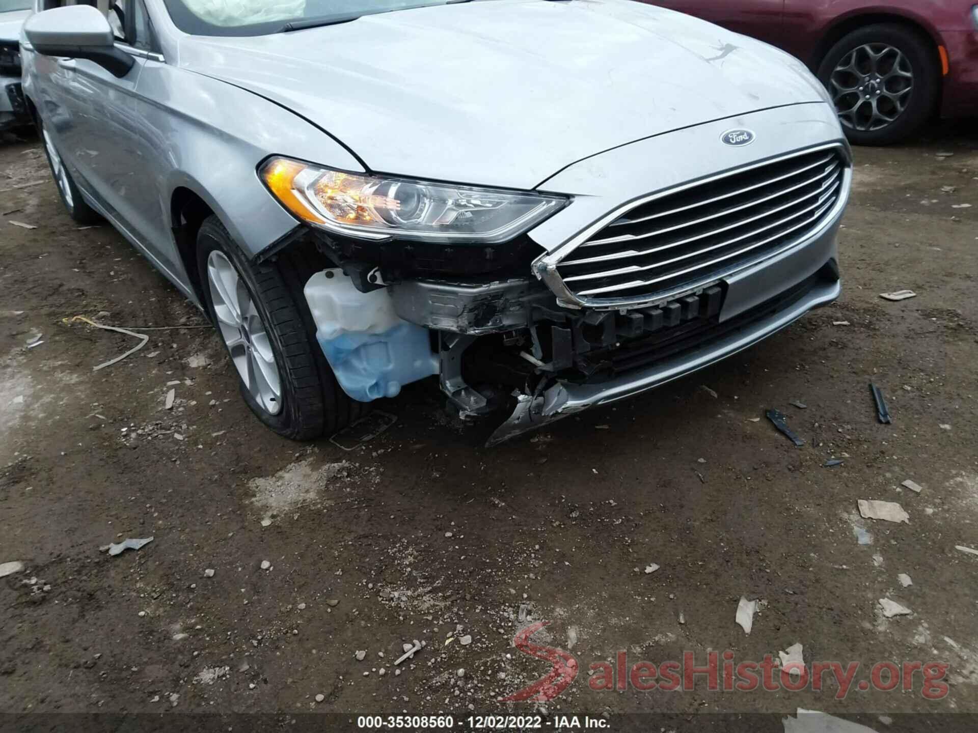 3FA6P0HD6LR186456 2020 FORD FUSION