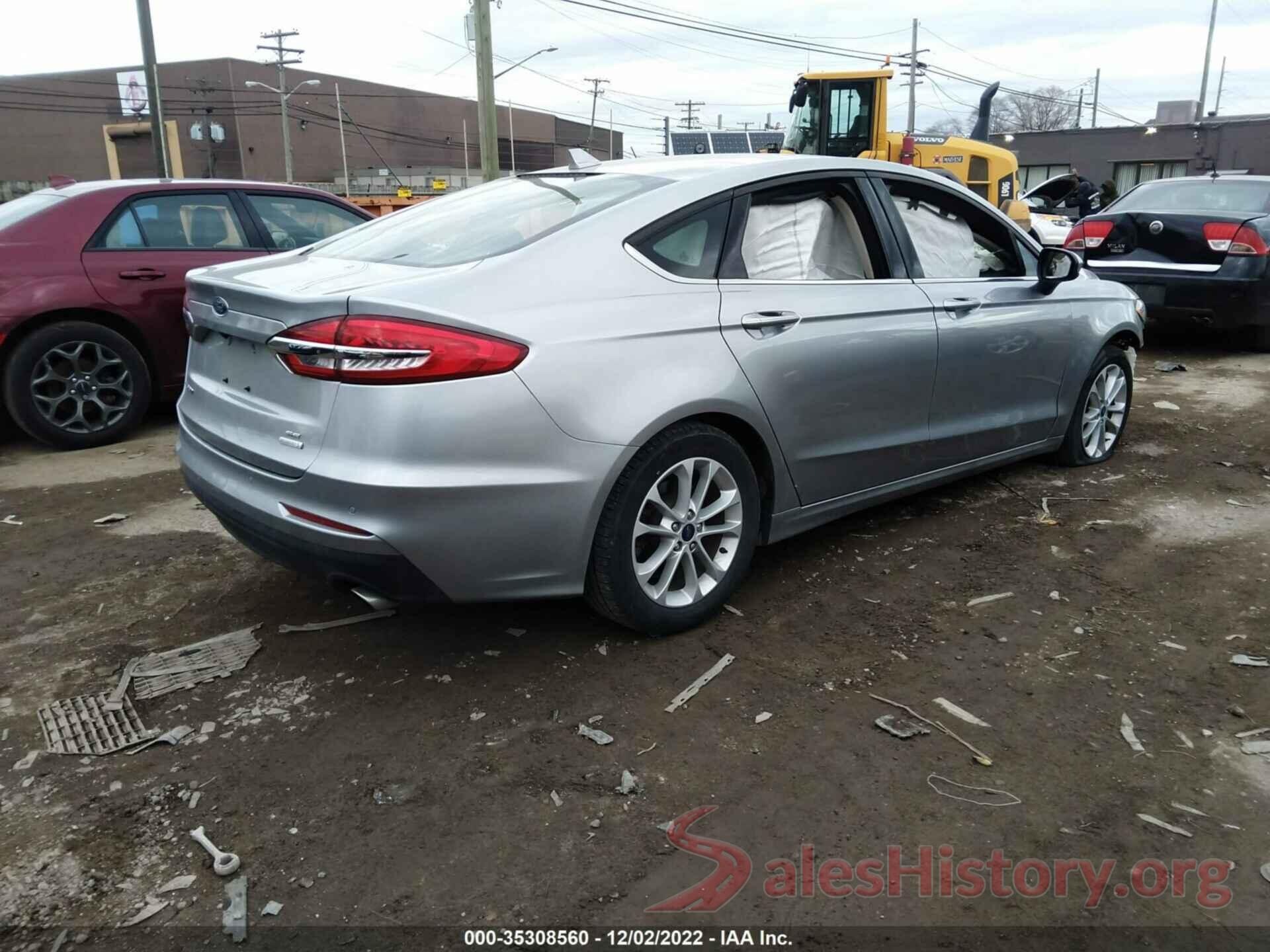 3FA6P0HD6LR186456 2020 FORD FUSION