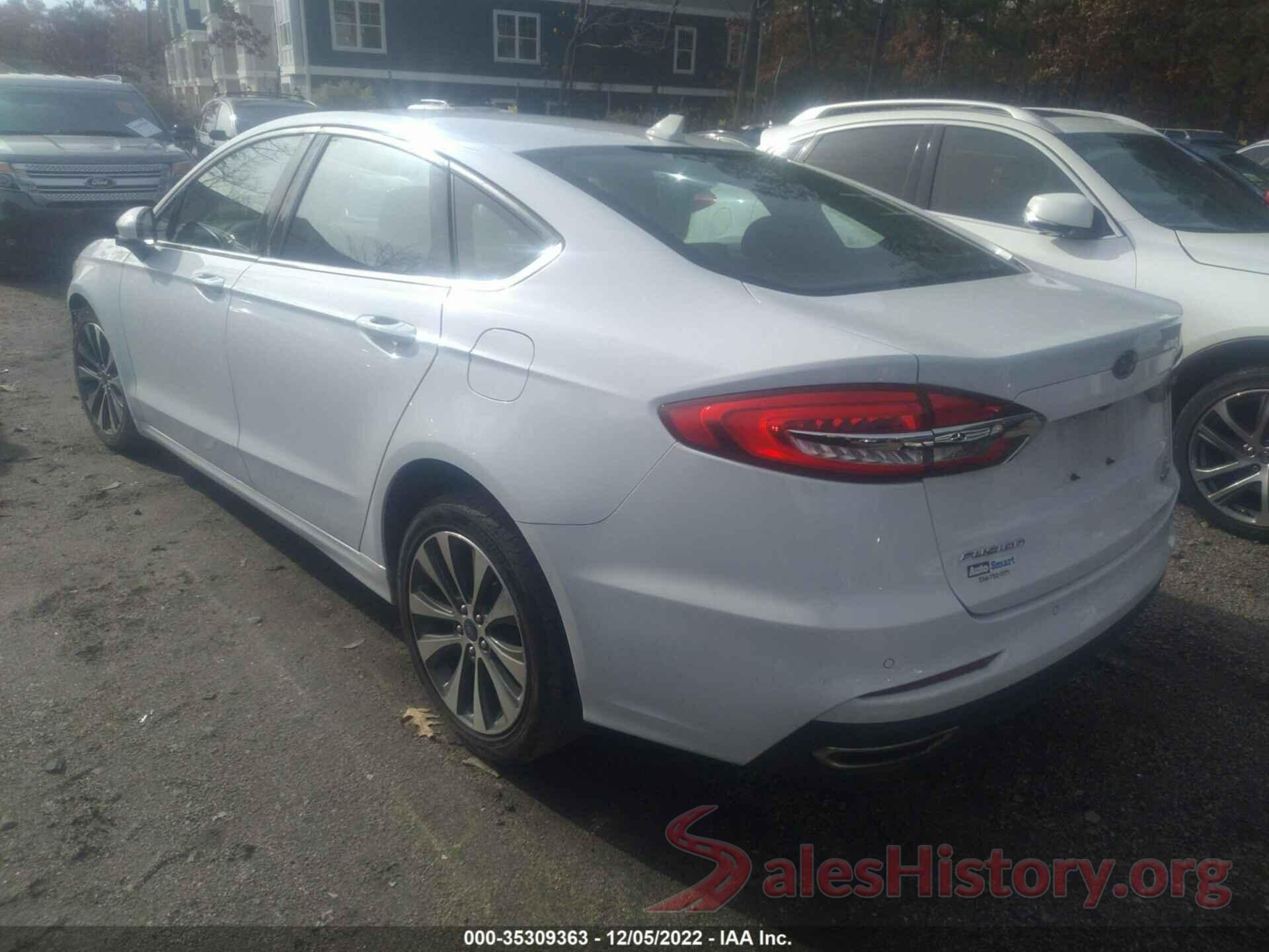 3FA6P0T95KR260936 2019 FORD FUSION