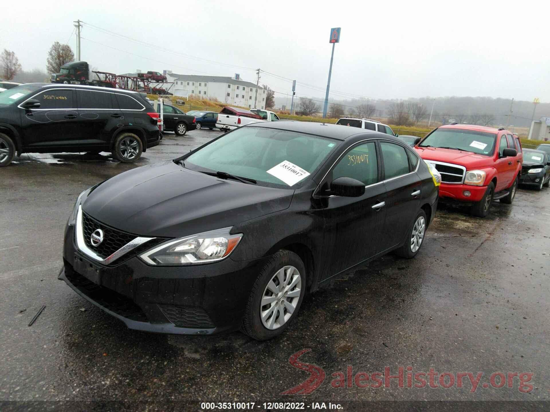 3N1AB7AP6KY261986 2019 NISSAN SENTRA