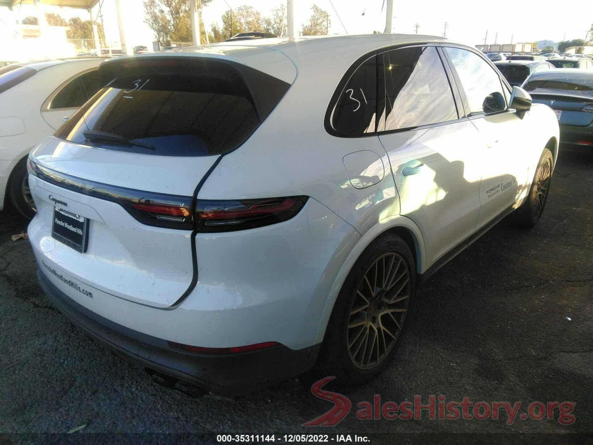 WP1AA2AY4NDA06917 2022 PORSCHE CAYENNE