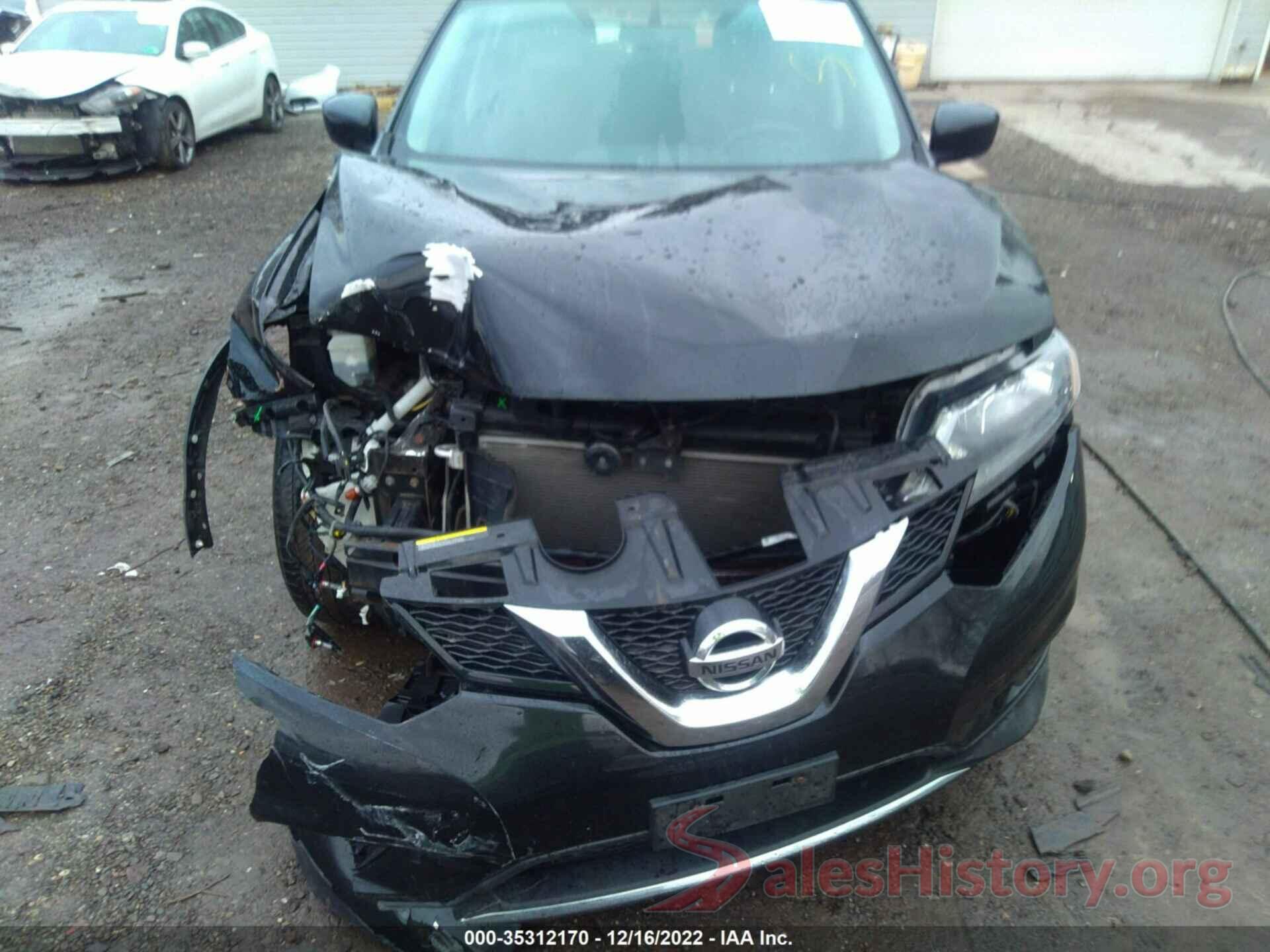 KNMAT2MV6GP720532 2016 NISSAN ROGUE