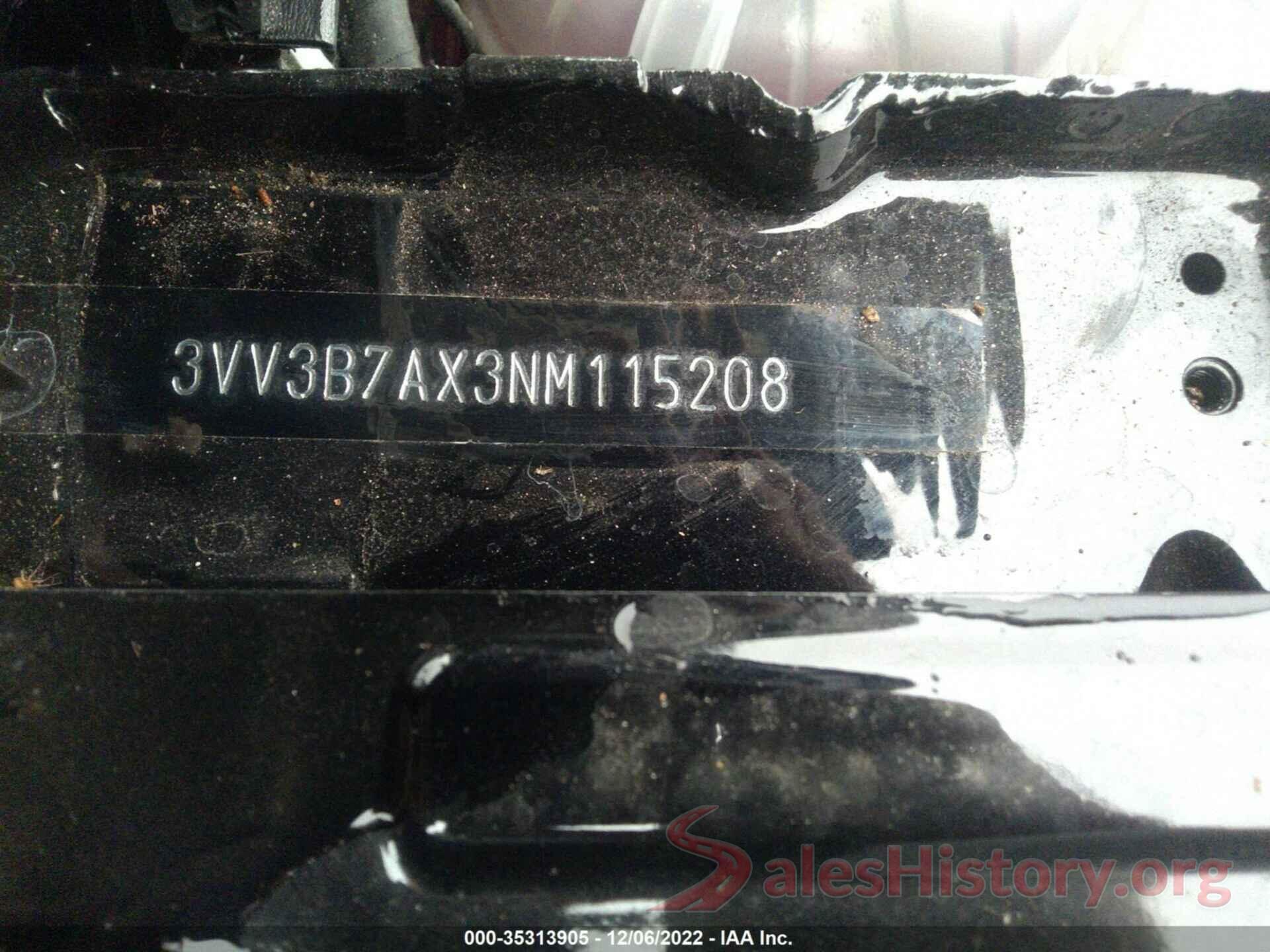 3VV3B7AX3NM115208 2022 VOLKSWAGEN TIGUAN