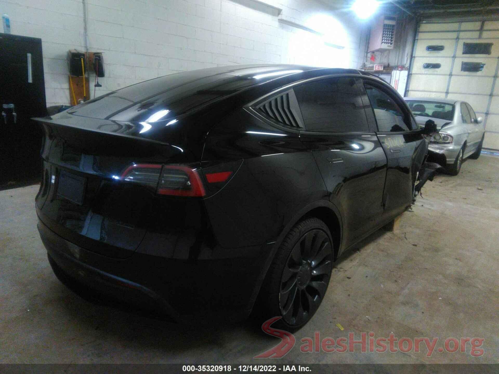 7SAYGDEF0NF411252 2022 TESLA MODEL Y