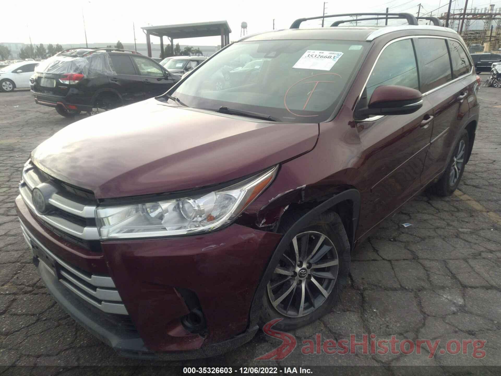 5TDJZRFH1HS414828 2017 TOYOTA HIGHLANDER