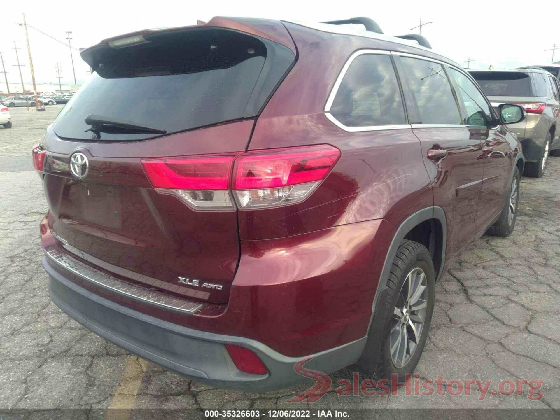 5TDJZRFH1HS414828 2017 TOYOTA HIGHLANDER