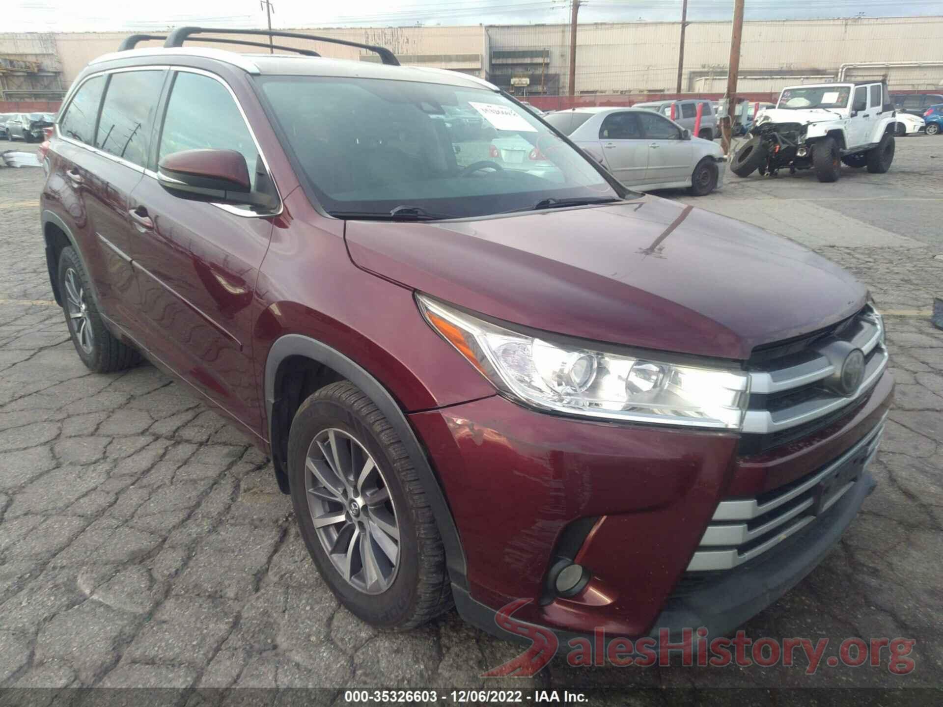 5TDJZRFH1HS414828 2017 TOYOTA HIGHLANDER