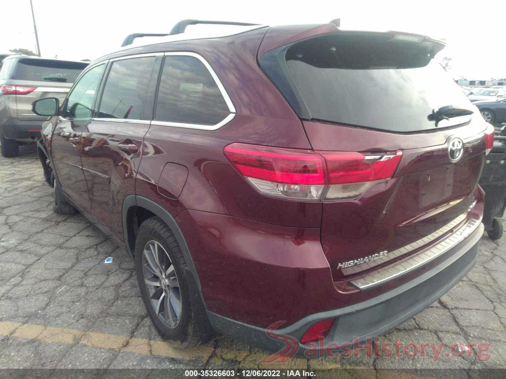 5TDJZRFH1HS414828 2017 TOYOTA HIGHLANDER