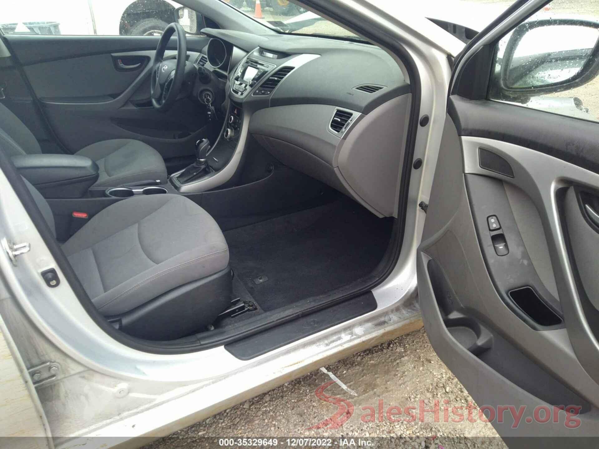 KMHDH4AE9GU480839 2016 HYUNDAI ELANTRA