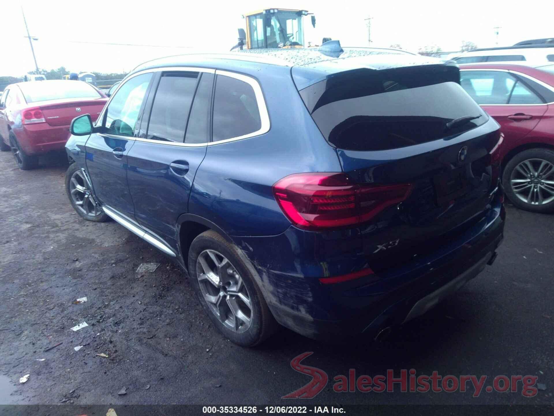 5UXTY5C02L9D17374 2020 BMW X3