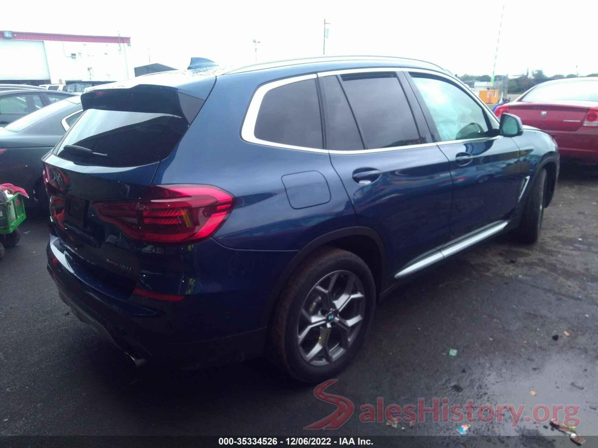 5UXTY5C02L9D17374 2020 BMW X3