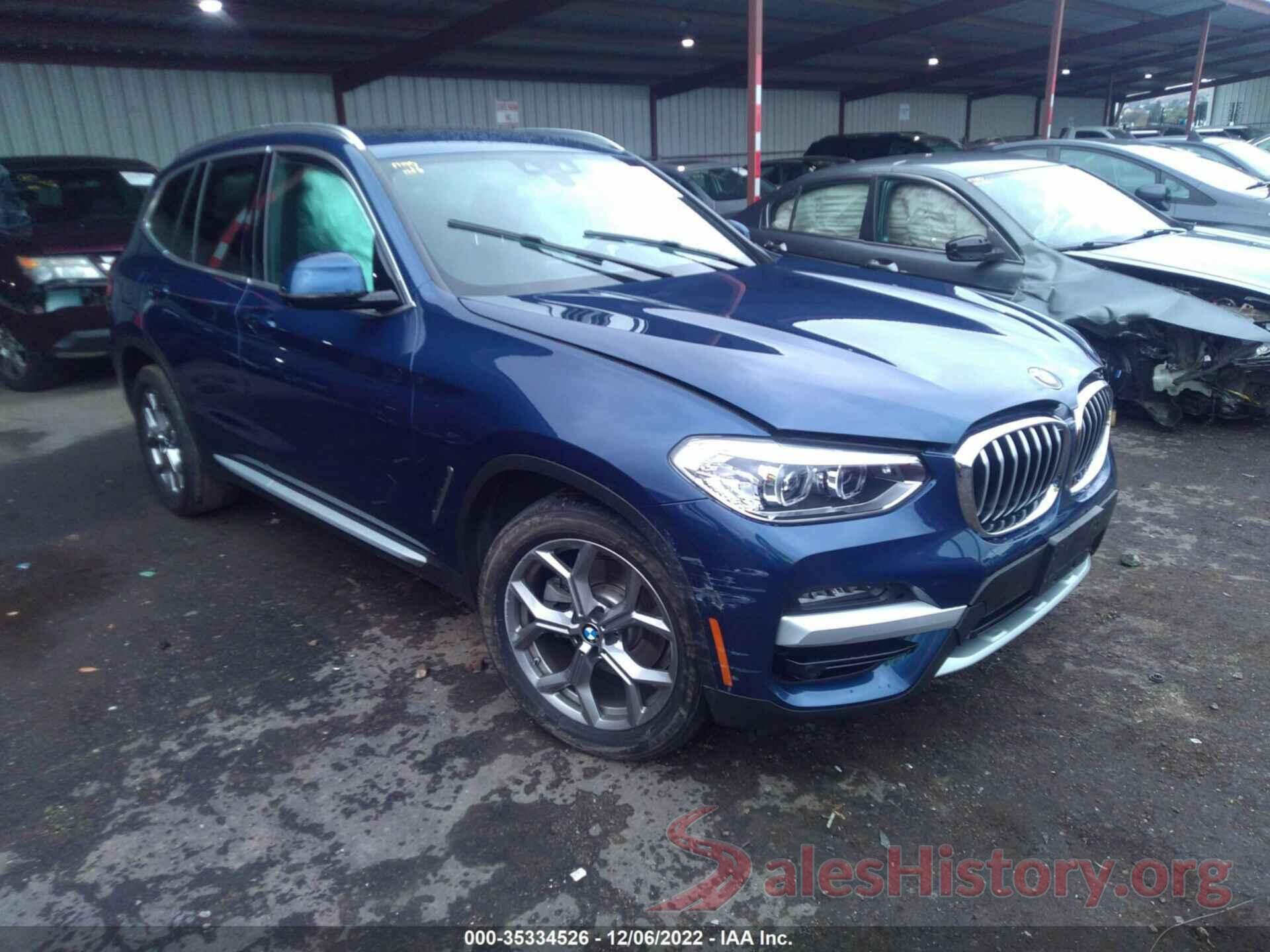 5UXTY5C02L9D17374 2020 BMW X3