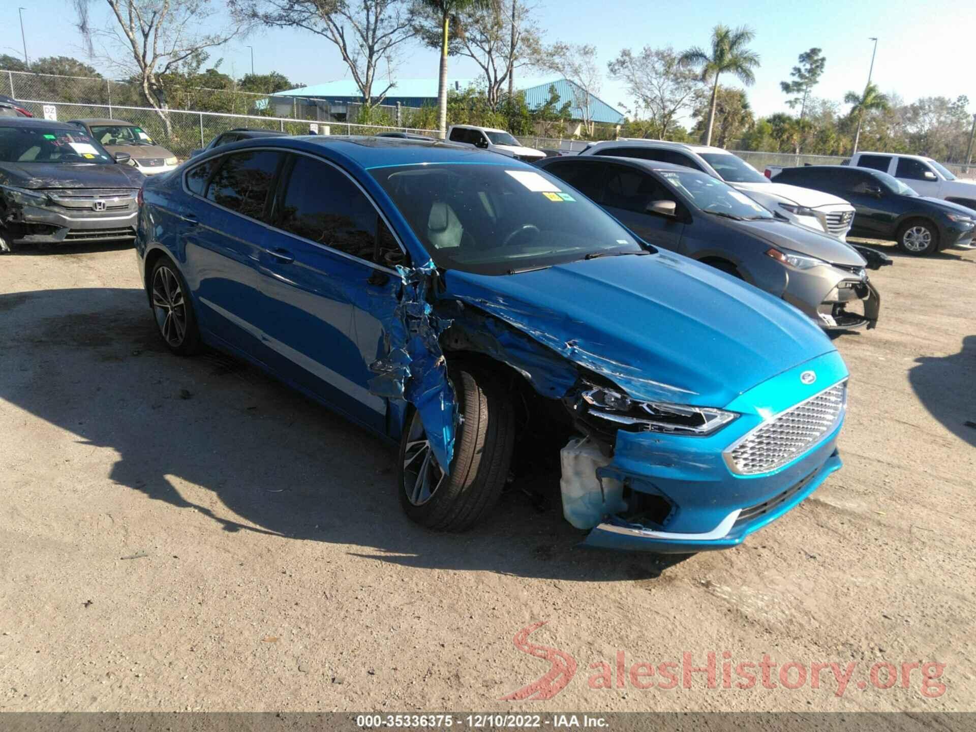 3FA6P0D90KR106357 2019 FORD FUSION