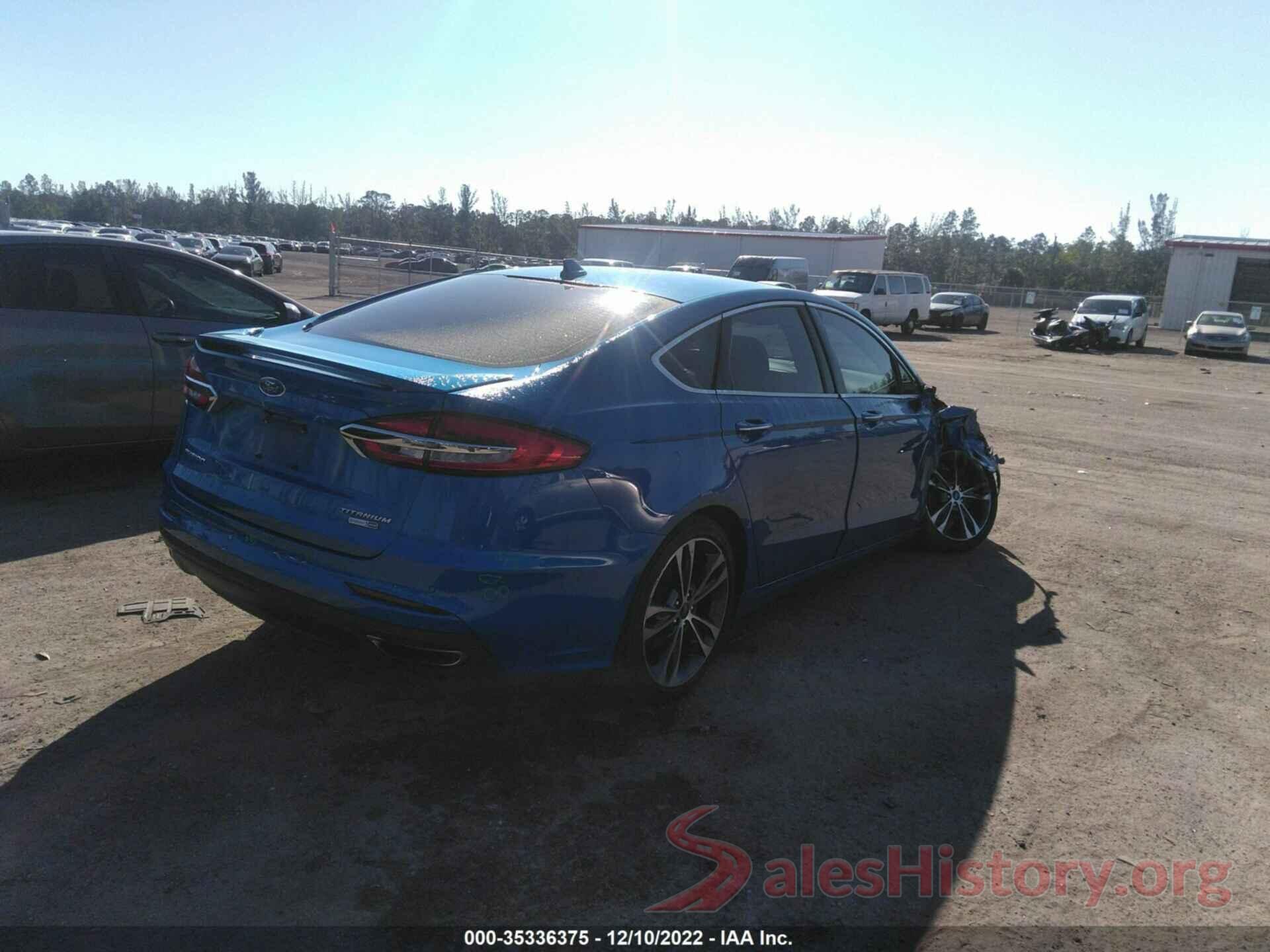 3FA6P0D90KR106357 2019 FORD FUSION