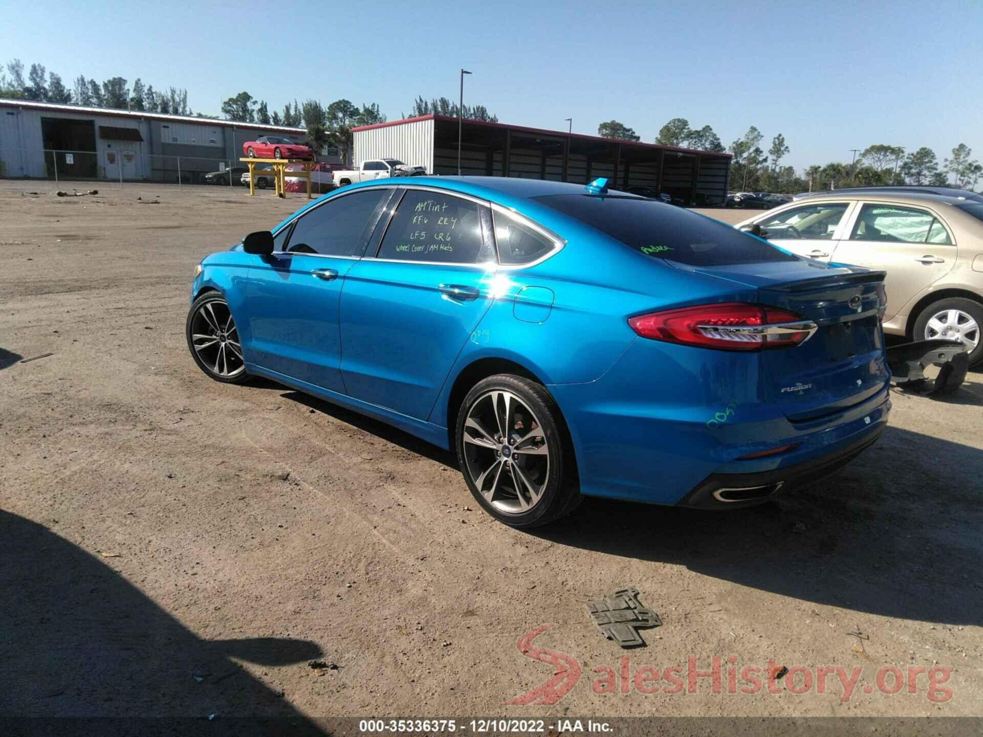 3FA6P0D90KR106357 2019 FORD FUSION