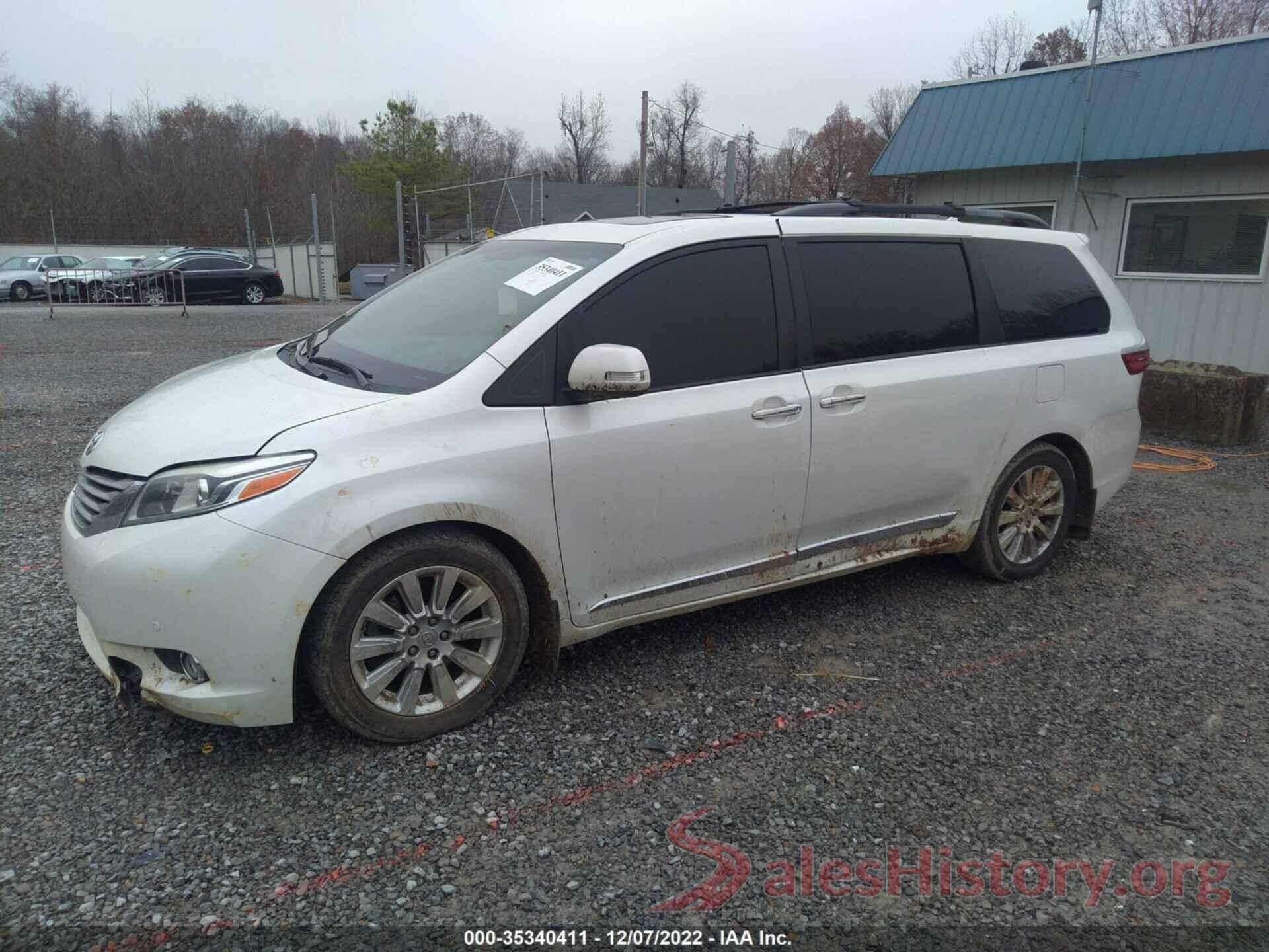 5TDYK3DCXFS595304 2015 TOYOTA SIENNA