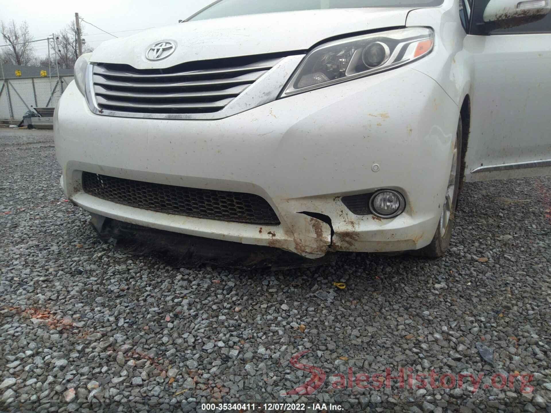 5TDYK3DCXFS595304 2015 TOYOTA SIENNA