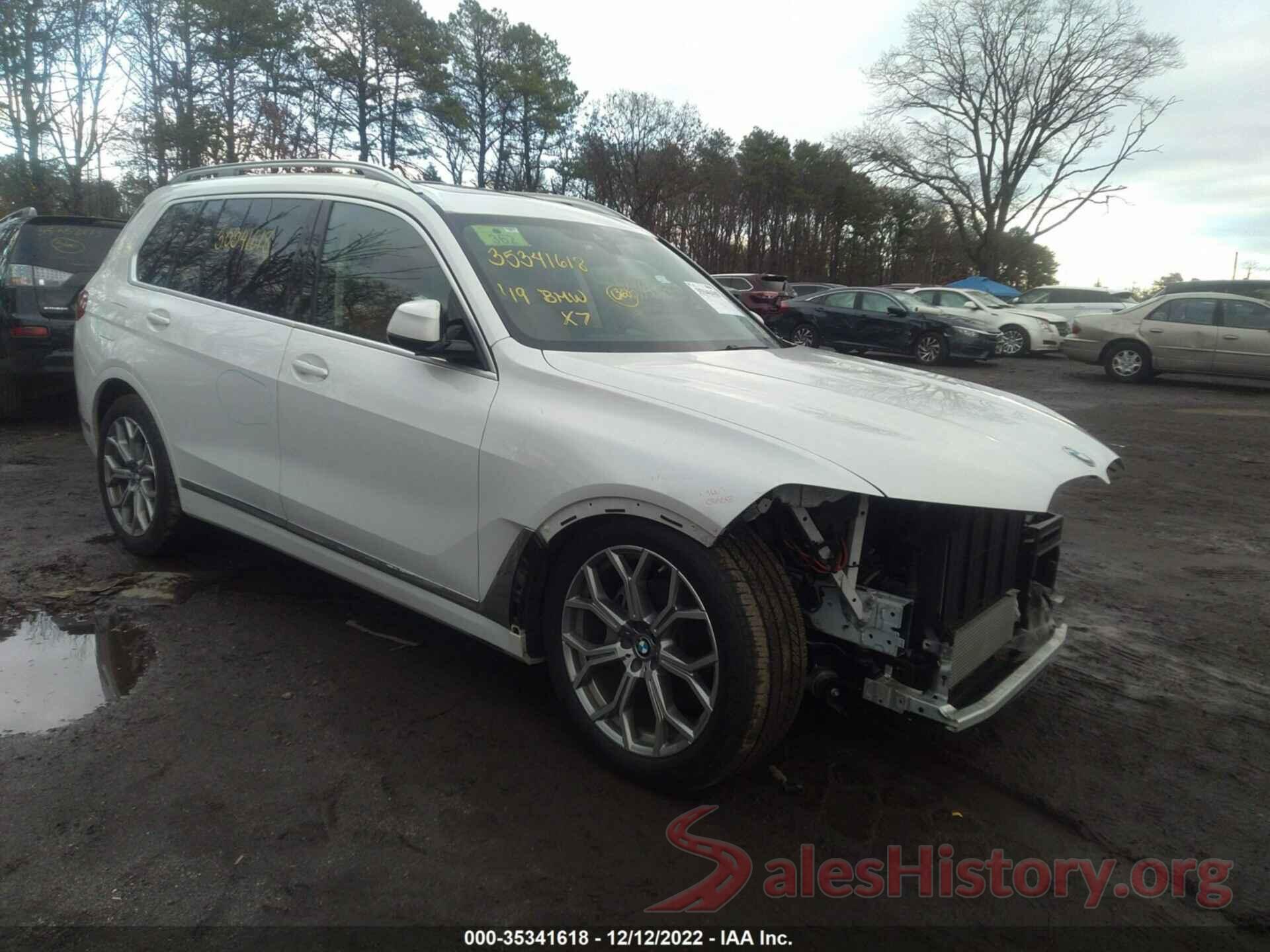 5UXCW2C53KL084135 2019 BMW X7