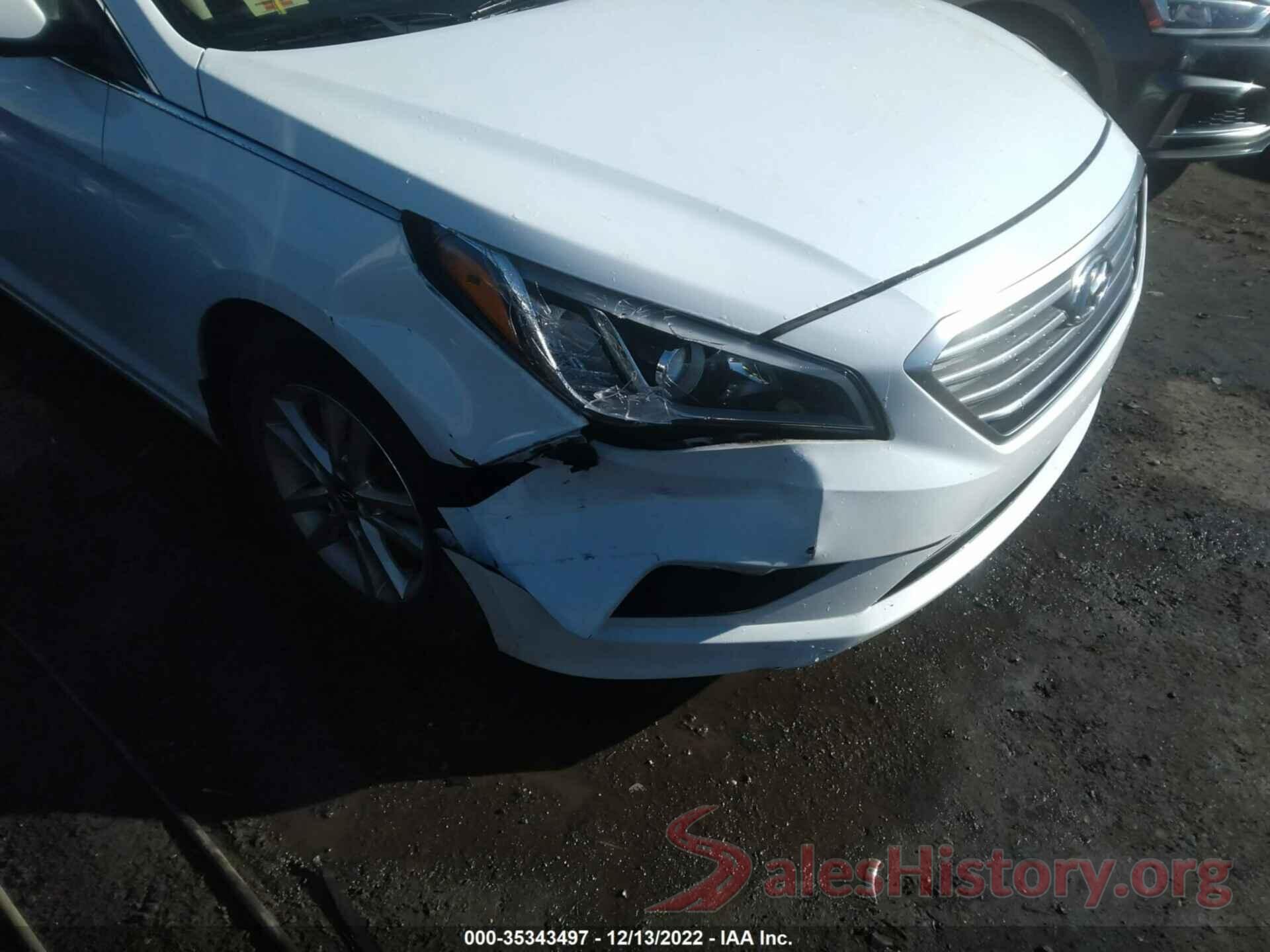 5NPE24AF2HH460494 2017 HYUNDAI SONATA