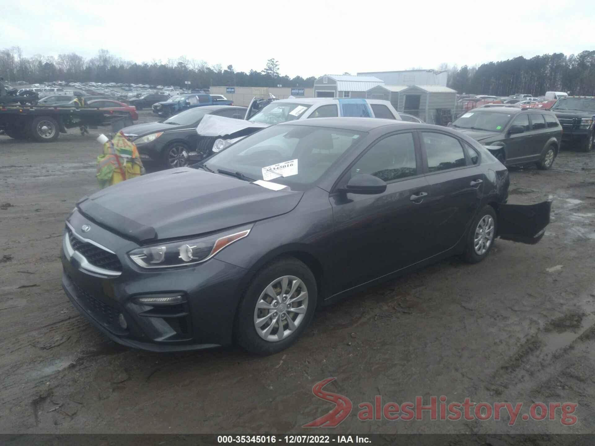 3KPF24ADXLE140050 2020 KIA FORTE