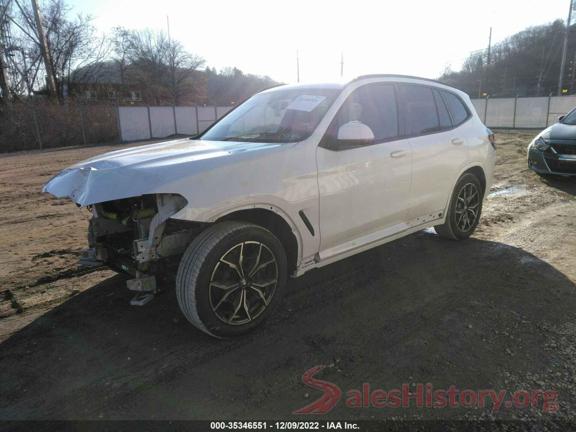 5UX53DP03N9L62111 2022 BMW X3