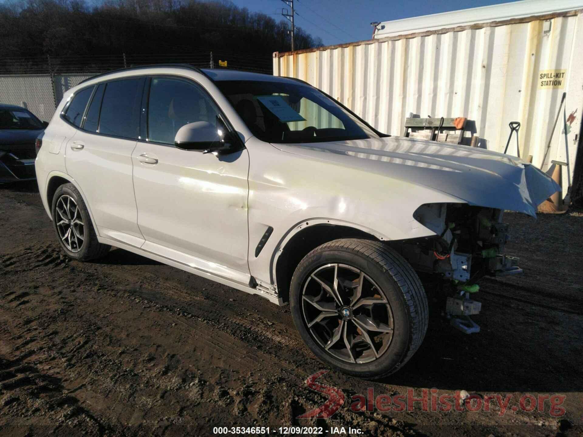 5UX53DP03N9L62111 2022 BMW X3