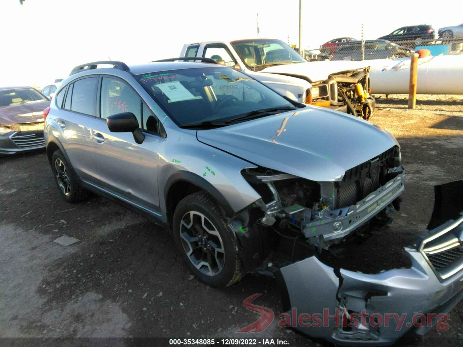 JF2GPAAC5G9318647 2016 SUBARU CROSSTREK