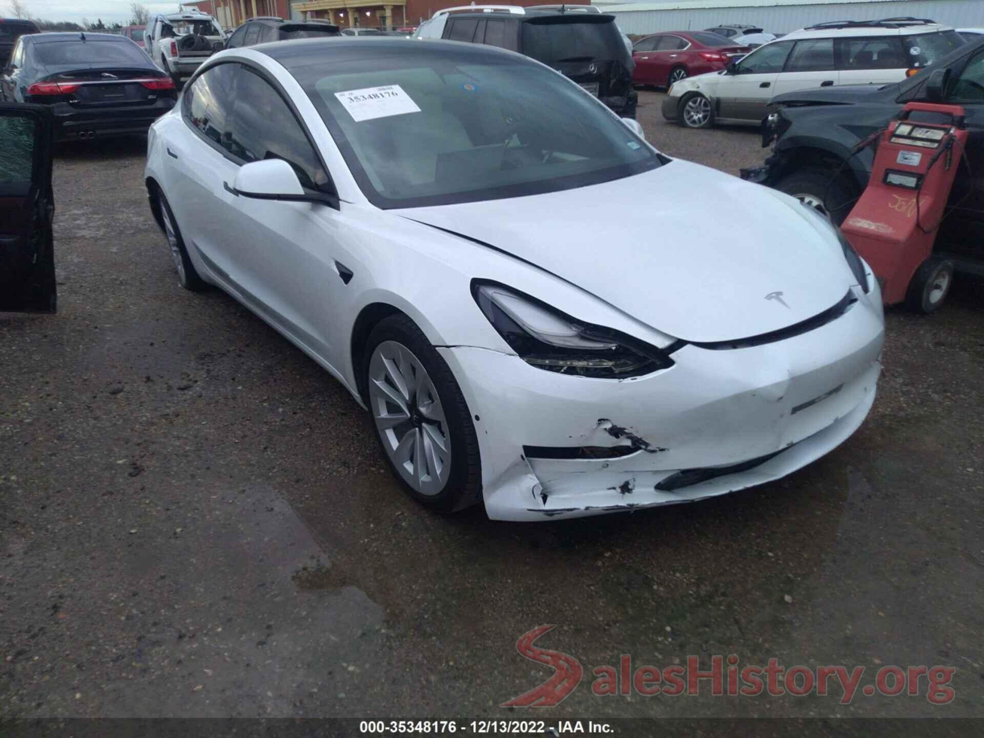 5YJ3E1EA6MF994392 2021 TESLA MODEL 3