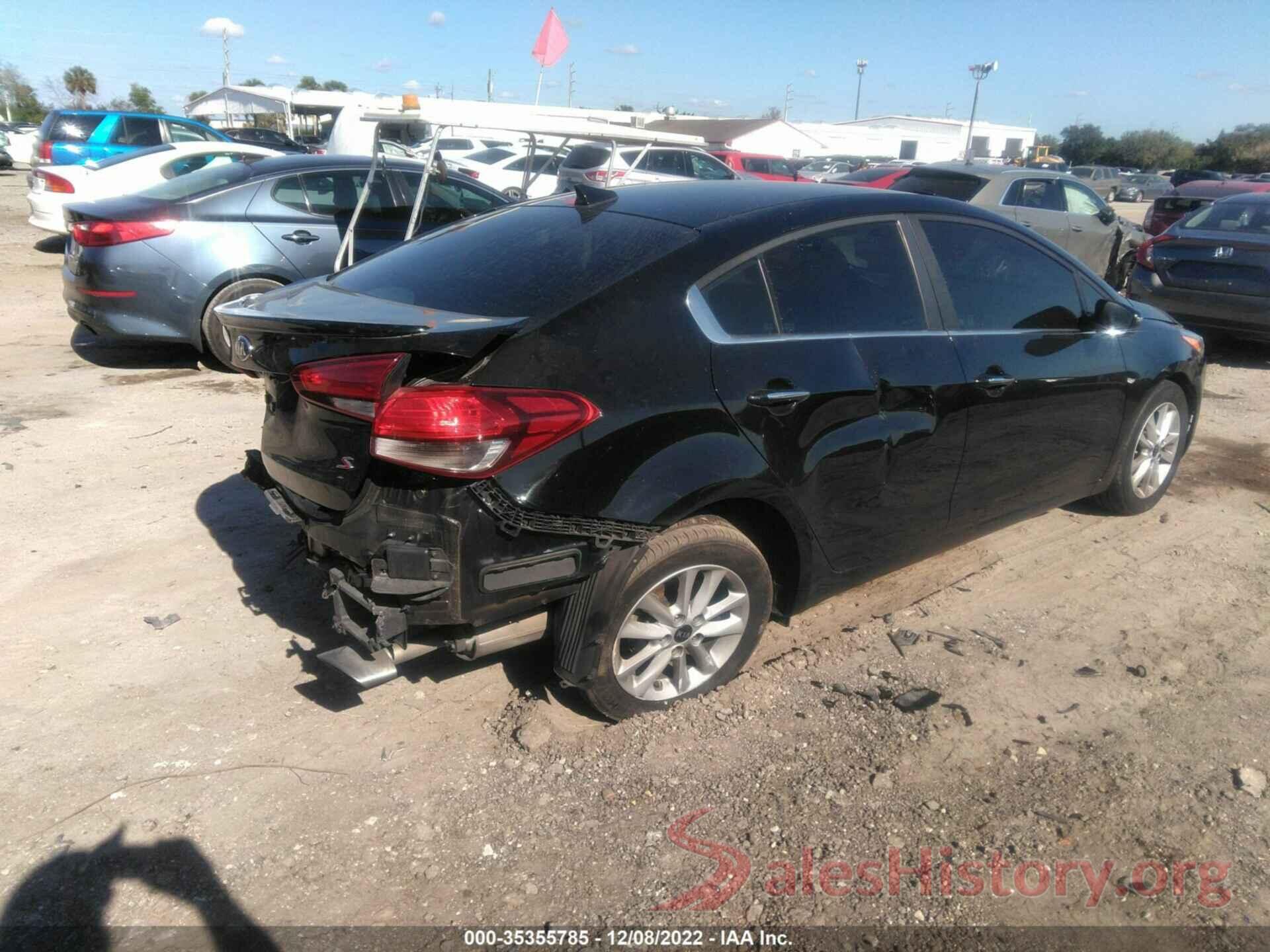 3KPFL4A78HE112102 2017 KIA FORTE