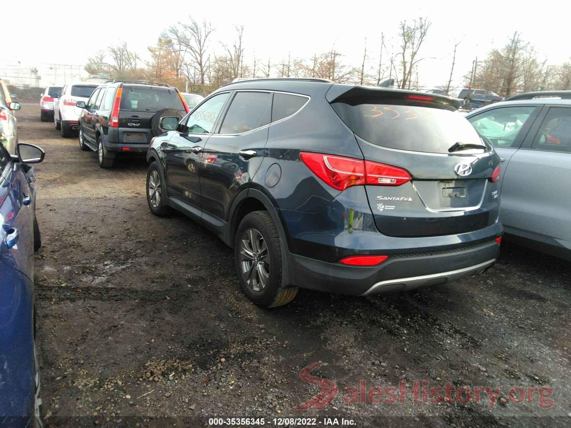 5XYZUDLB7EG158319 2014 HYUNDAI SANTA FE SPORT