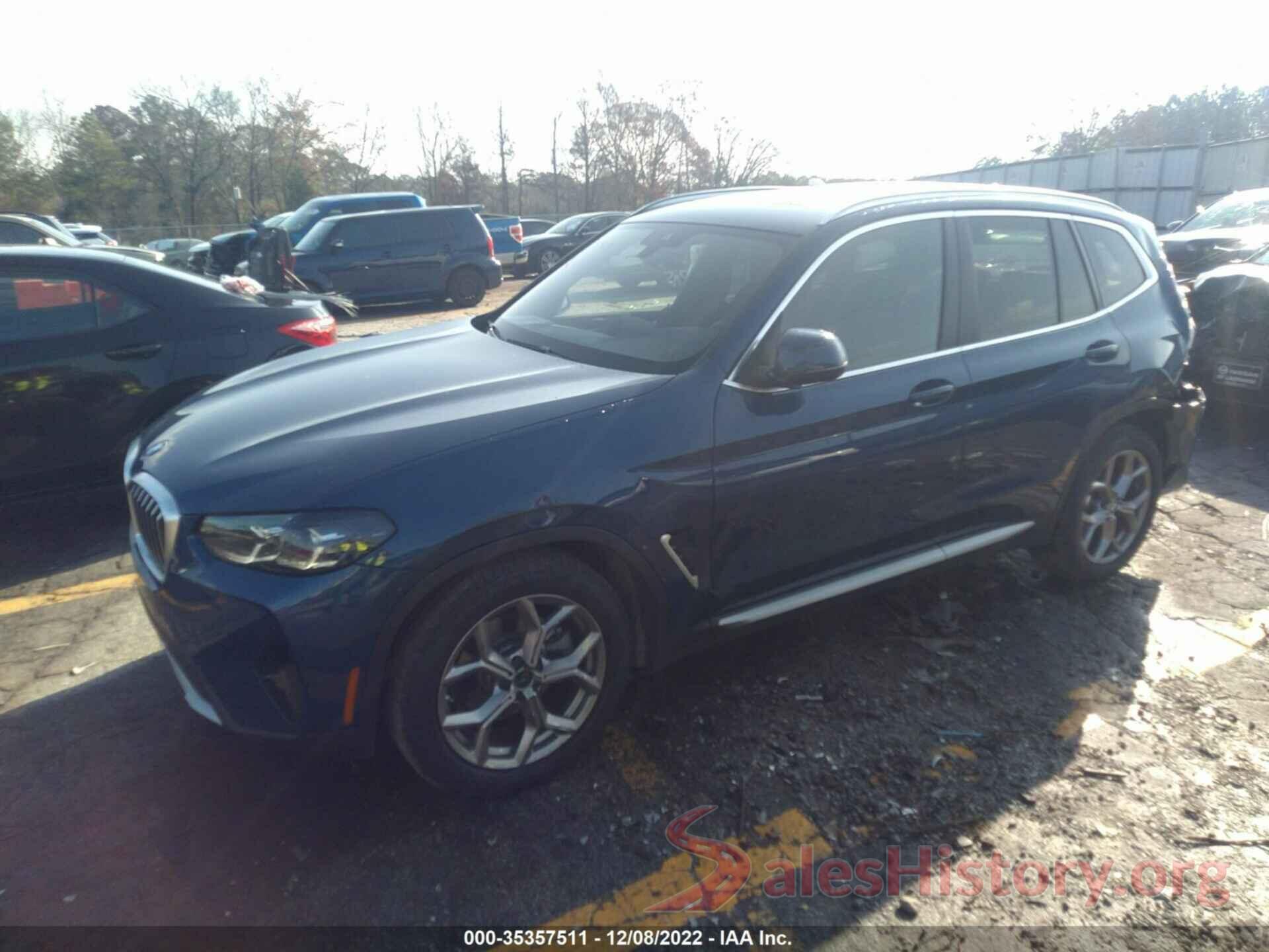 5UX43DP0XN9L58018 2022 BMW X3