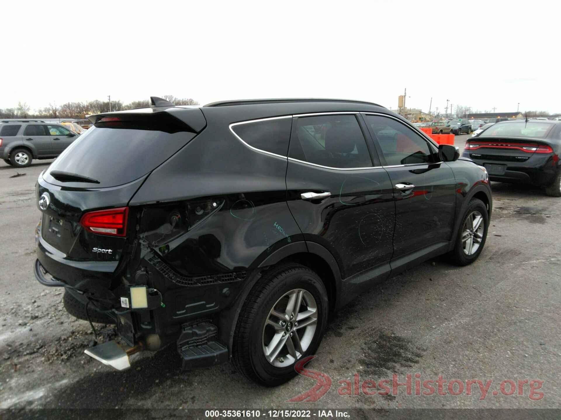 5XYZU3LBXHG448763 2017 HYUNDAI SANTA FE SPORT