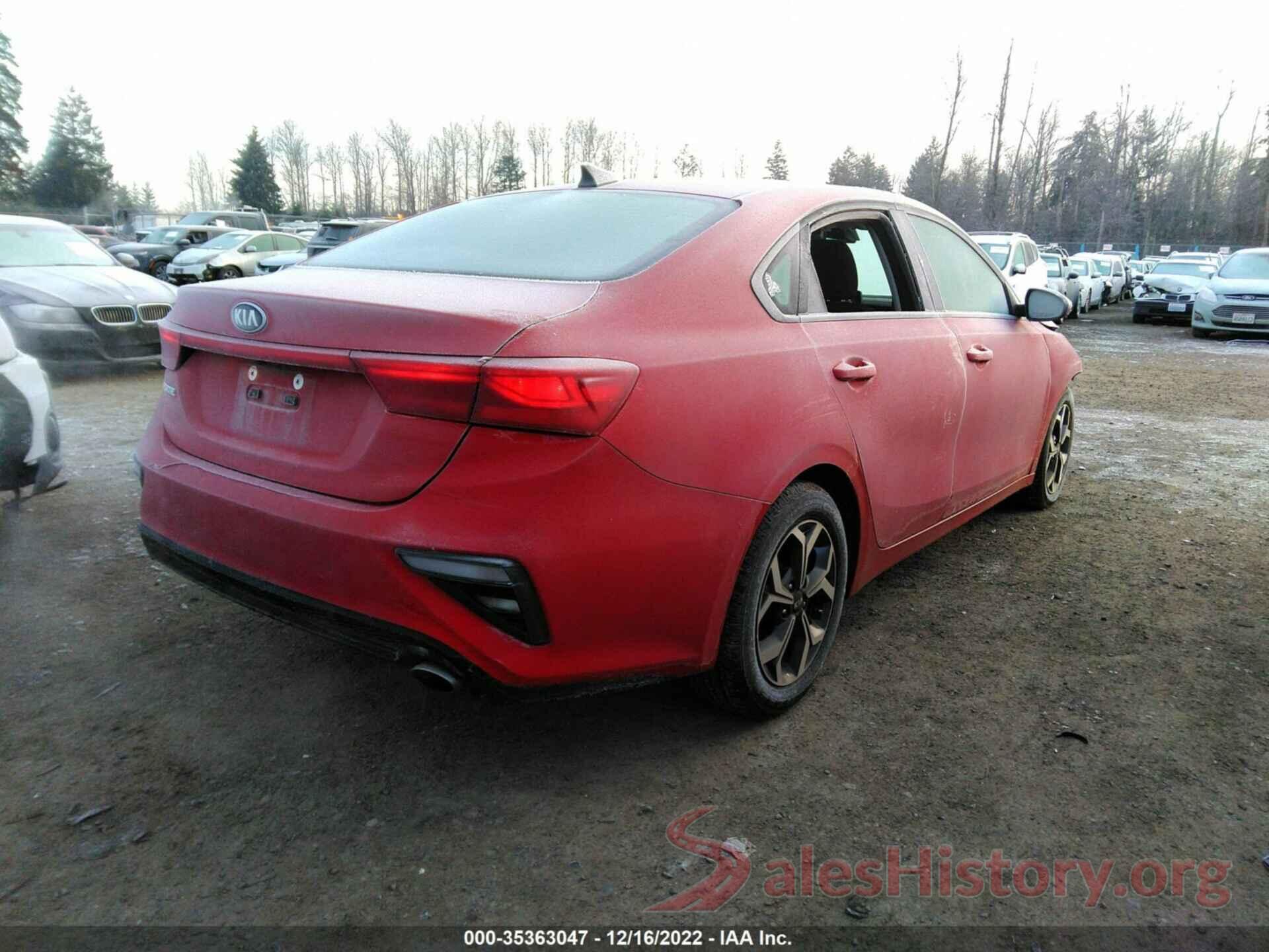 3KPF24AD3KE126375 2019 KIA FORTE