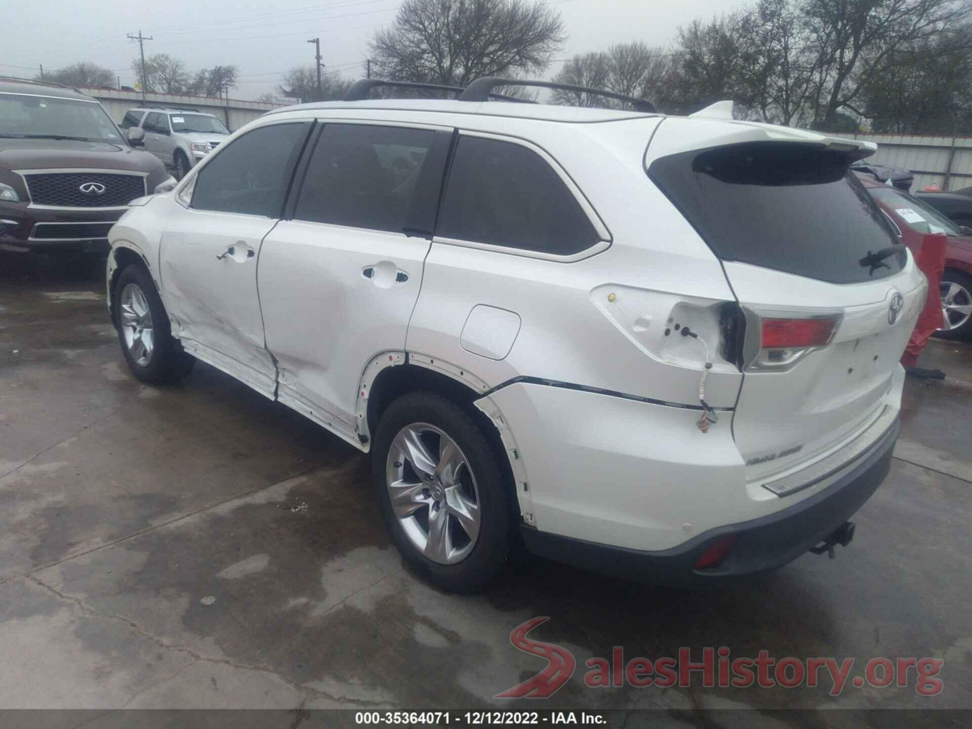 5TDYKRFH8FS098926 2015 TOYOTA HIGHLANDER