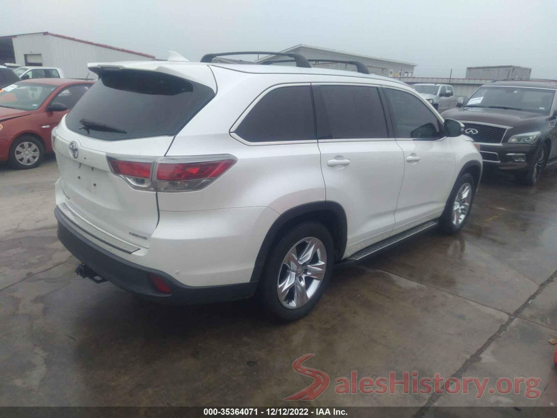 5TDYKRFH8FS098926 2015 TOYOTA HIGHLANDER