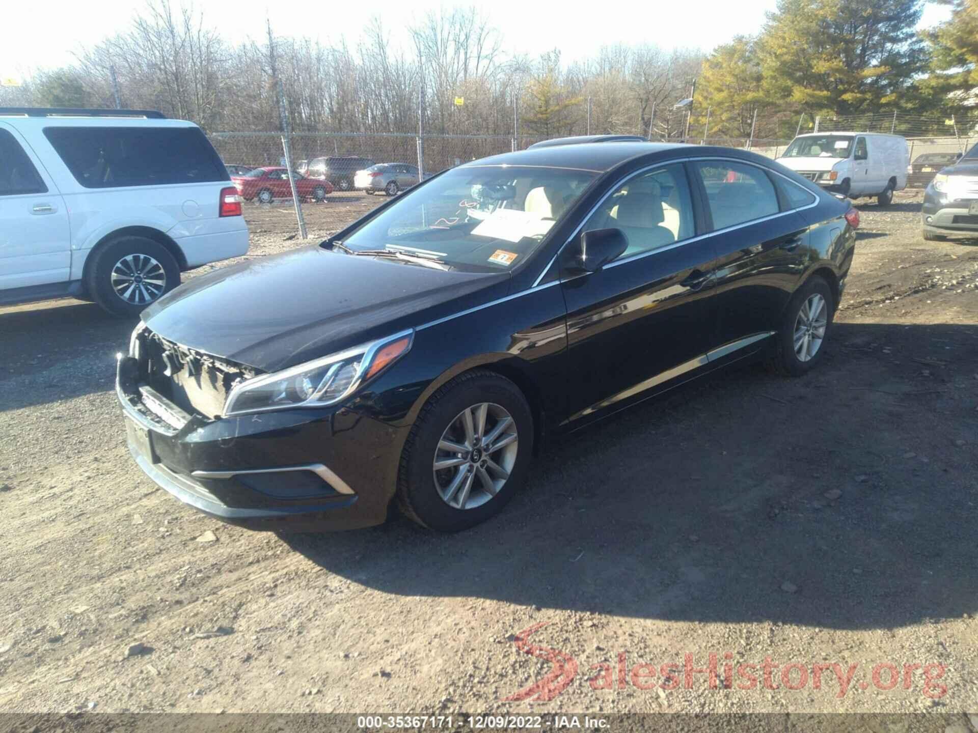 5NPE24AF9HH570961 2017 HYUNDAI SONATA