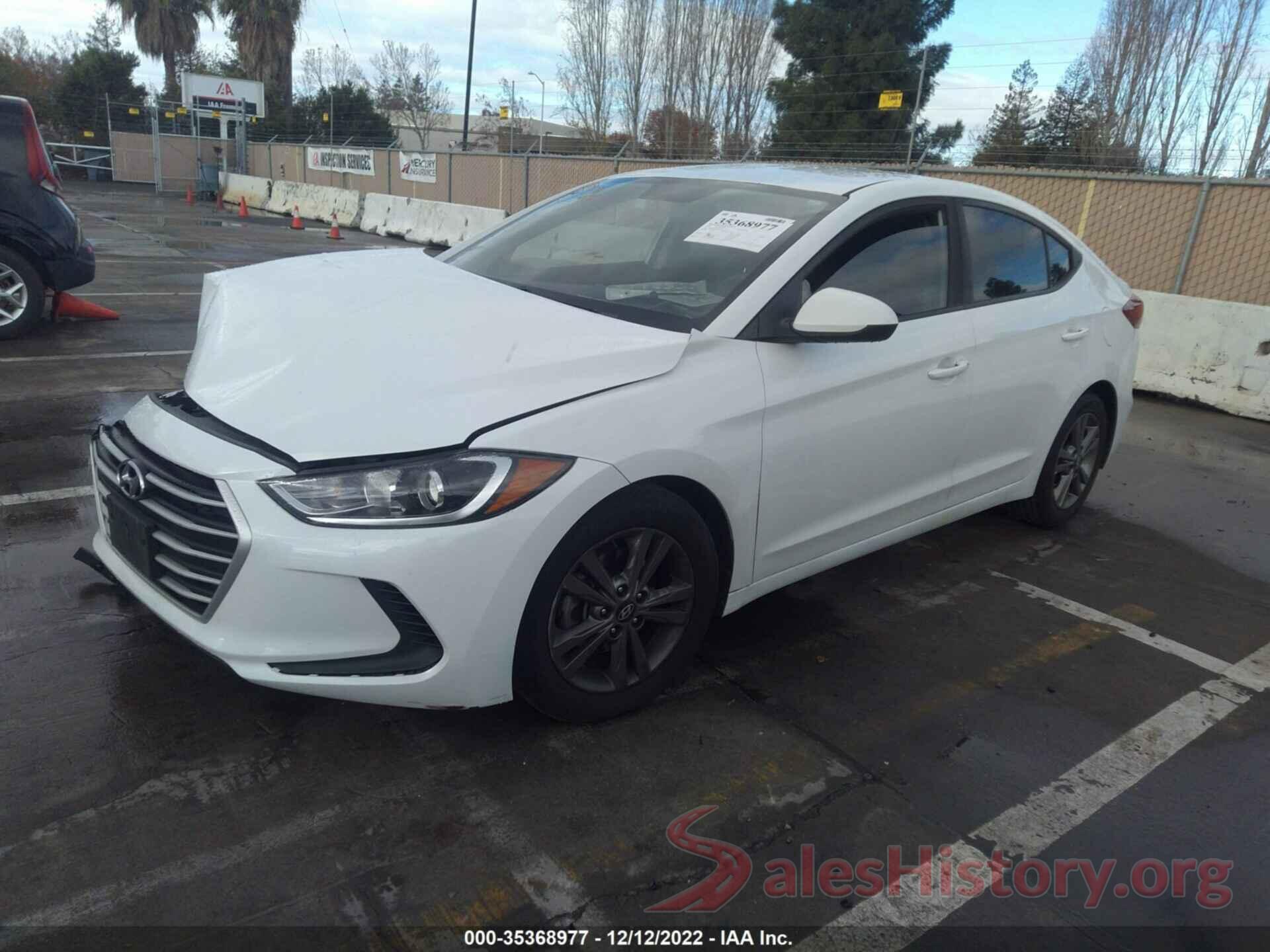 5NPD84LF2JH292045 2018 HYUNDAI ELANTRA