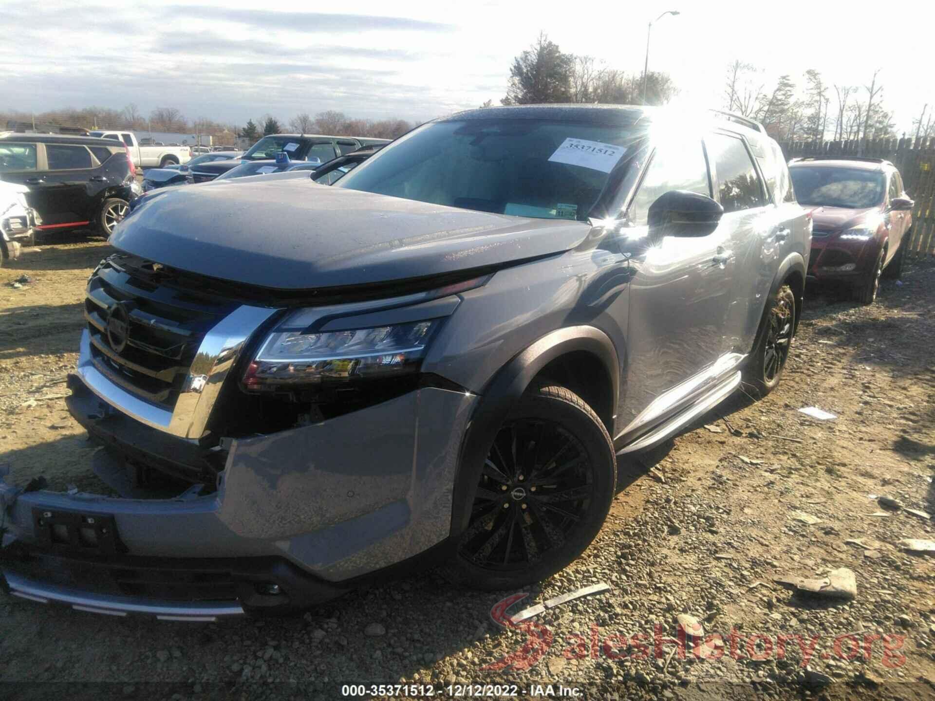 5N1DR3DK5NC222586 2022 NISSAN PATHFINDER