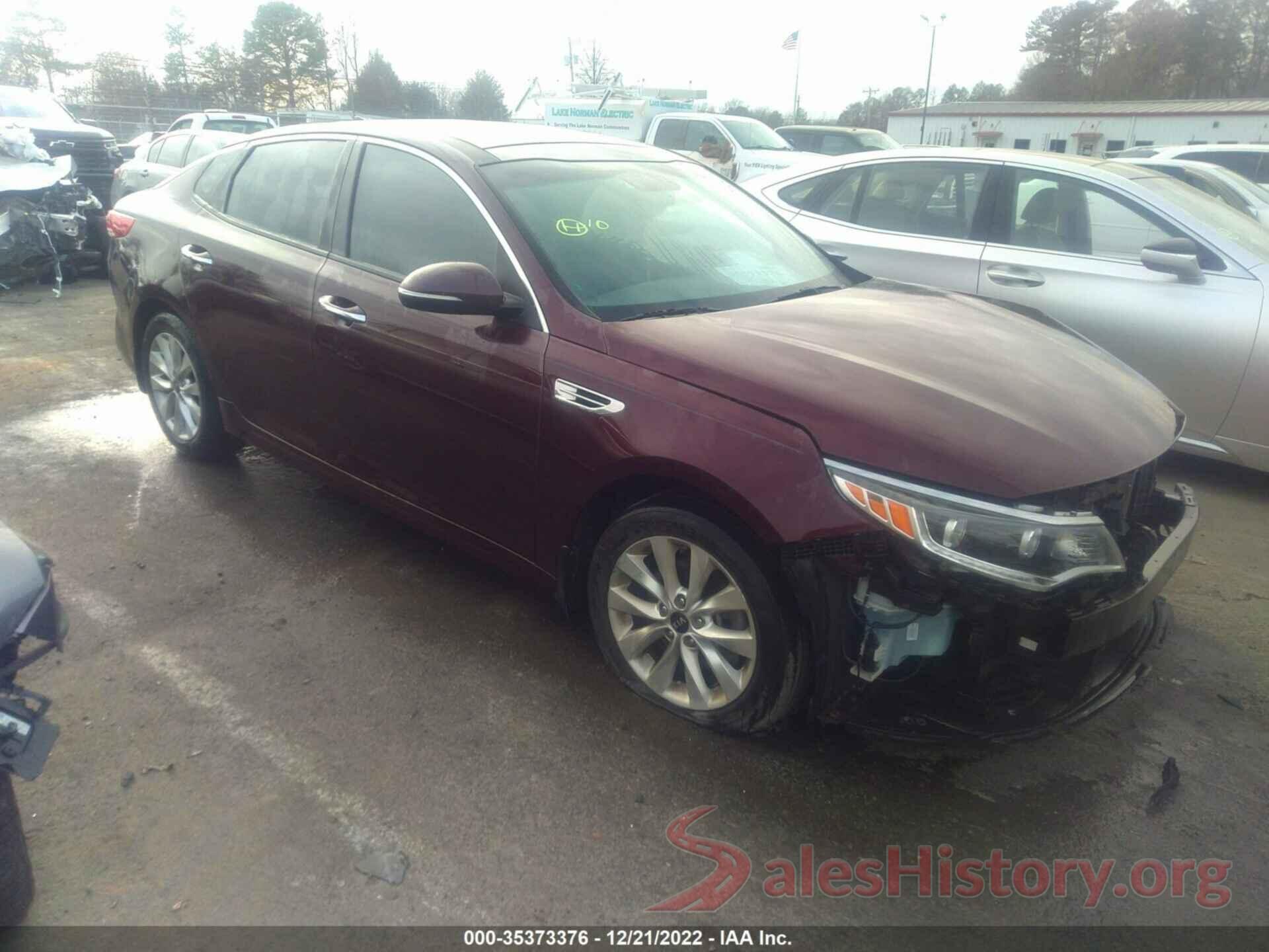 5XXGU4L36GG095544 2016 KIA OPTIMA