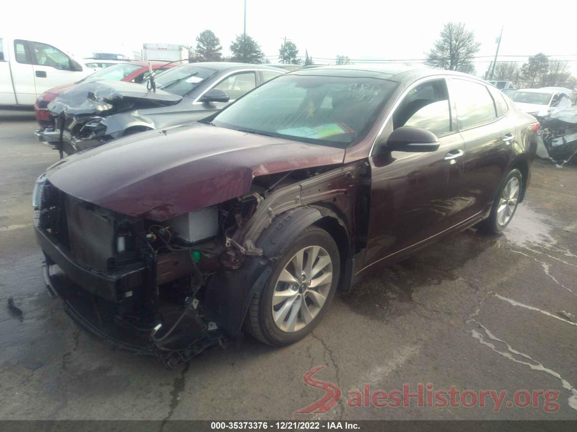 5XXGU4L36GG095544 2016 KIA OPTIMA