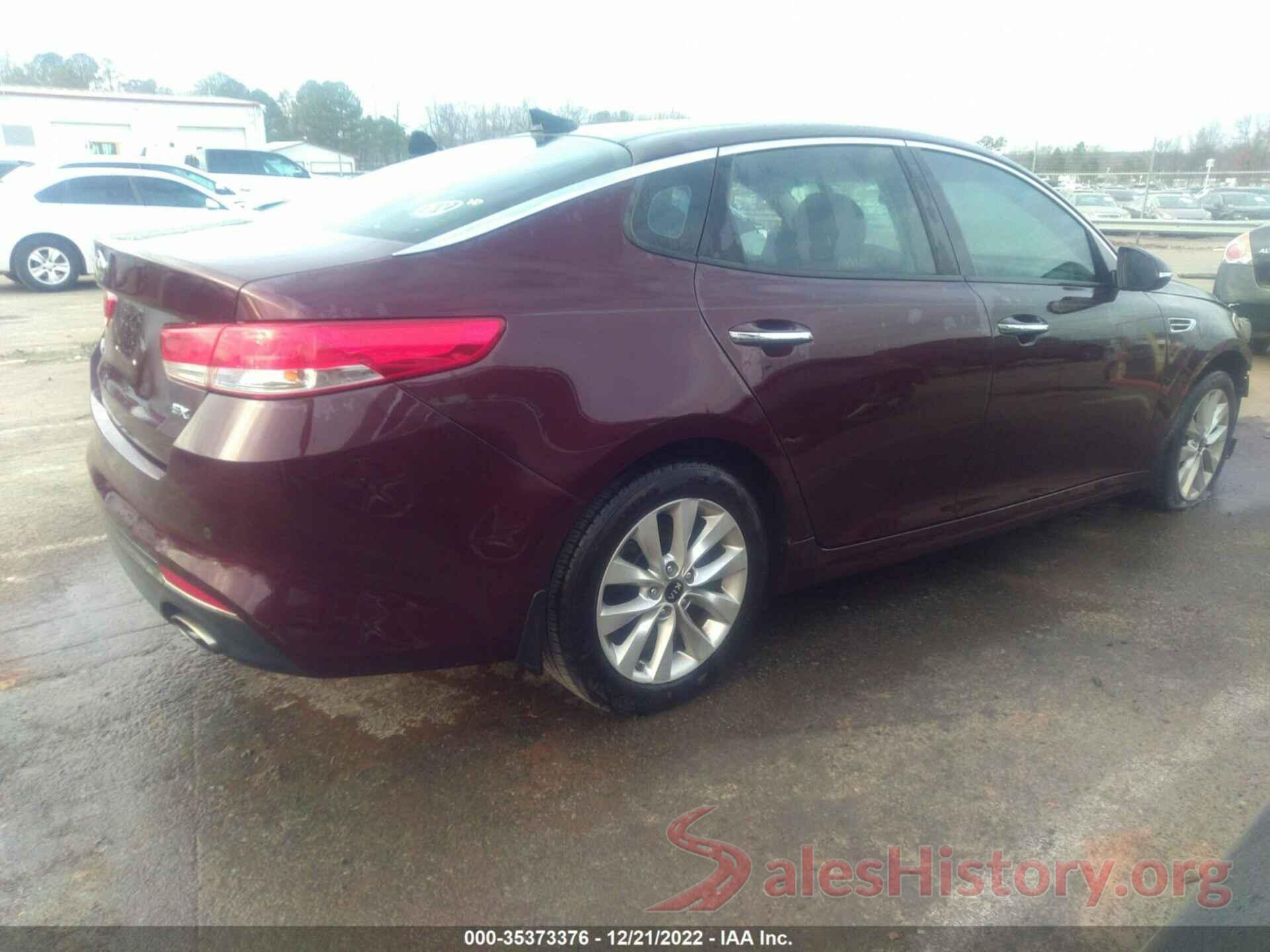 5XXGU4L36GG095544 2016 KIA OPTIMA