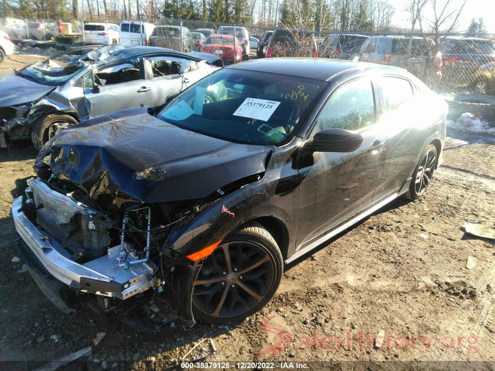 SHHFK7H44MU411489 2021 HONDA CIVIC HATCHBACK