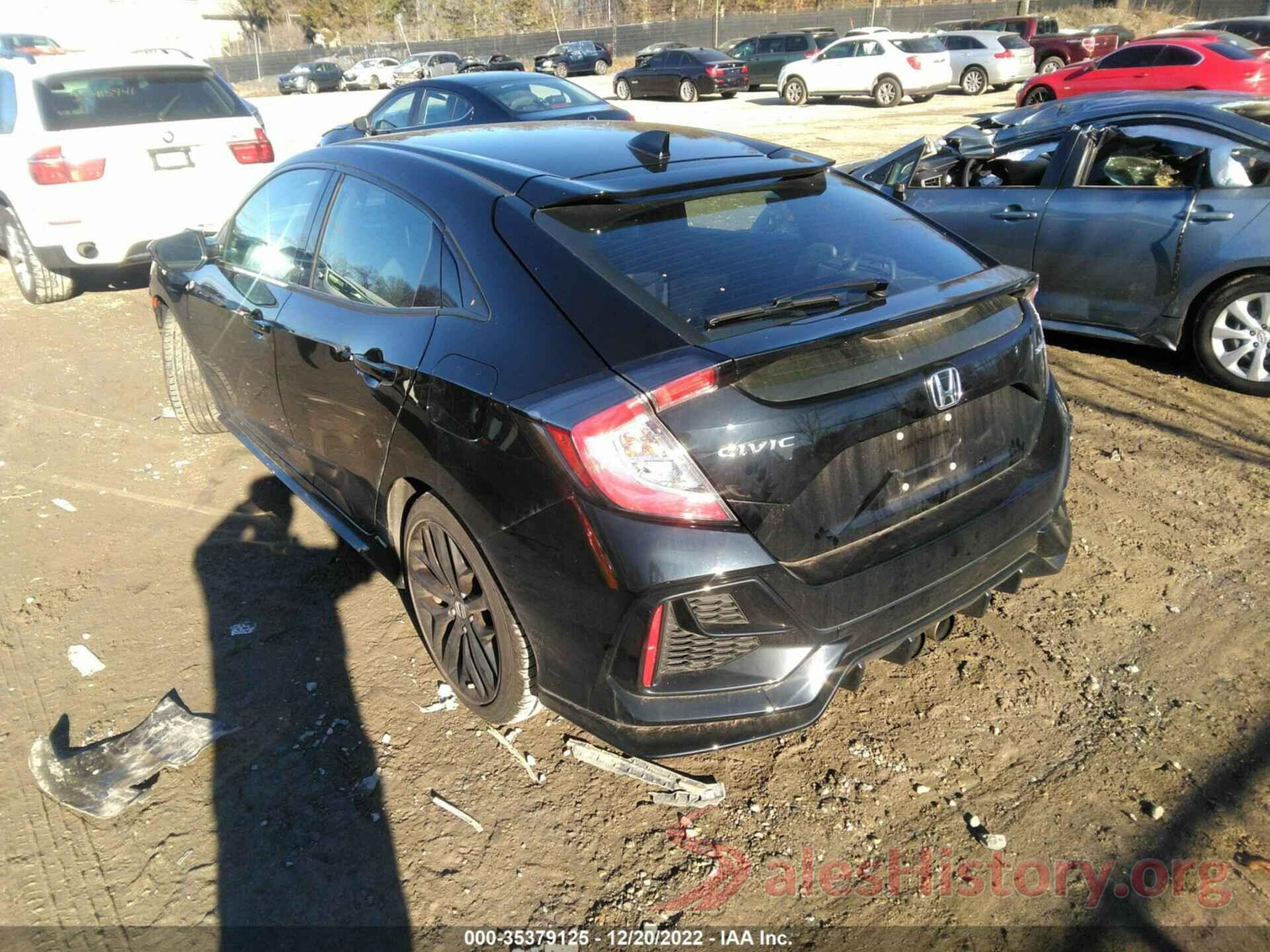 SHHFK7H44MU411489 2021 HONDA CIVIC HATCHBACK