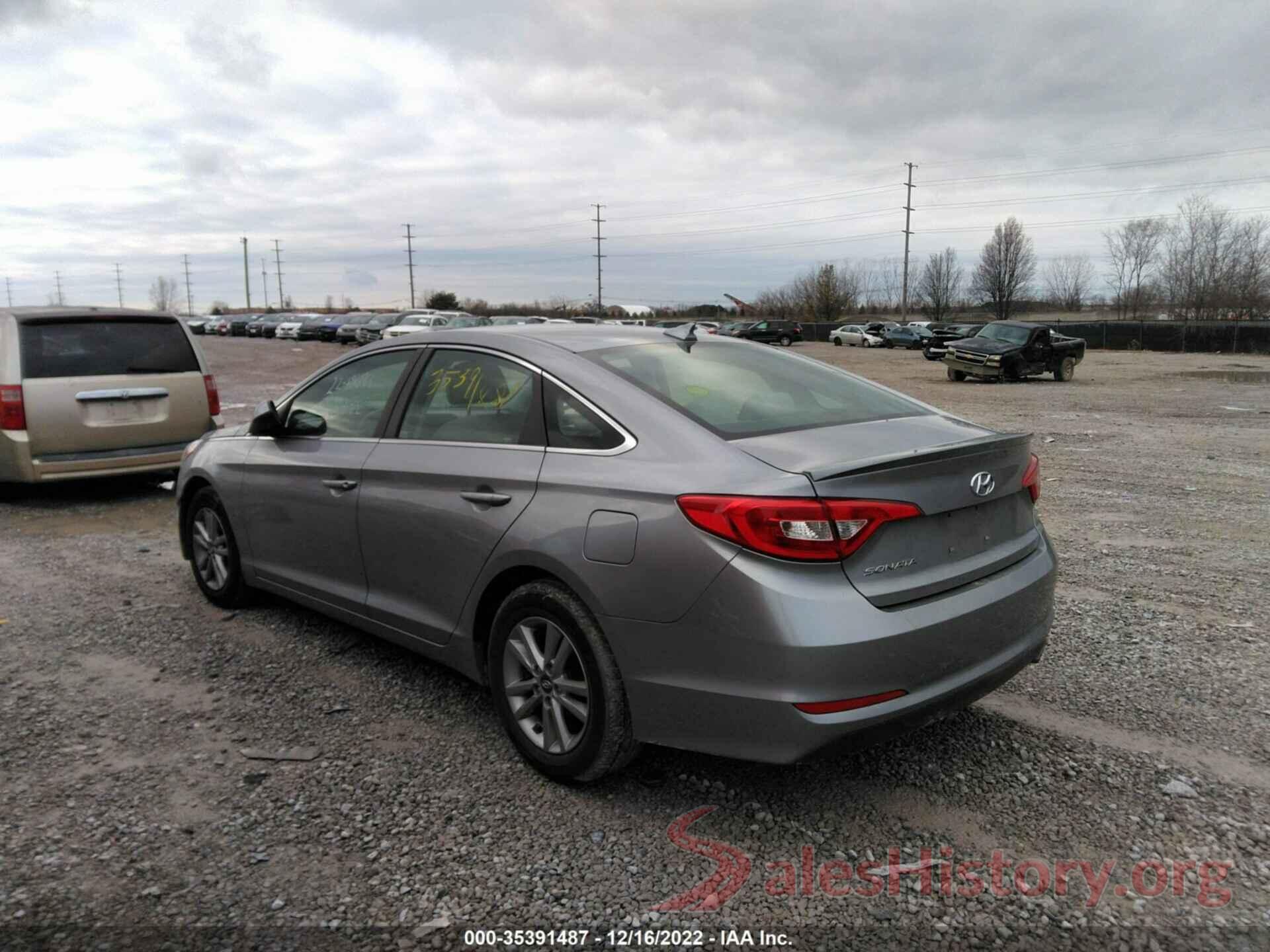 5NPE24AF5GH337805 2016 HYUNDAI SONATA