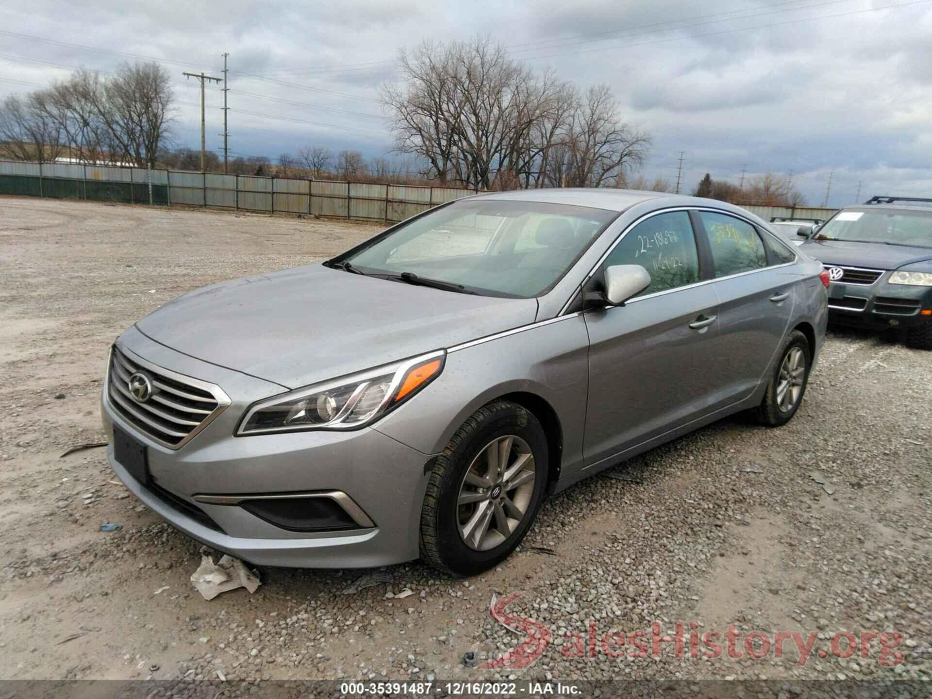 5NPE24AF5GH337805 2016 HYUNDAI SONATA