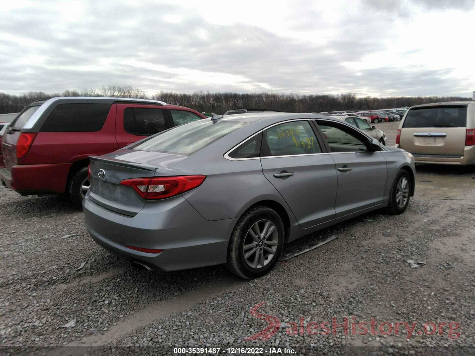 5NPE24AF5GH337805 2016 HYUNDAI SONATA