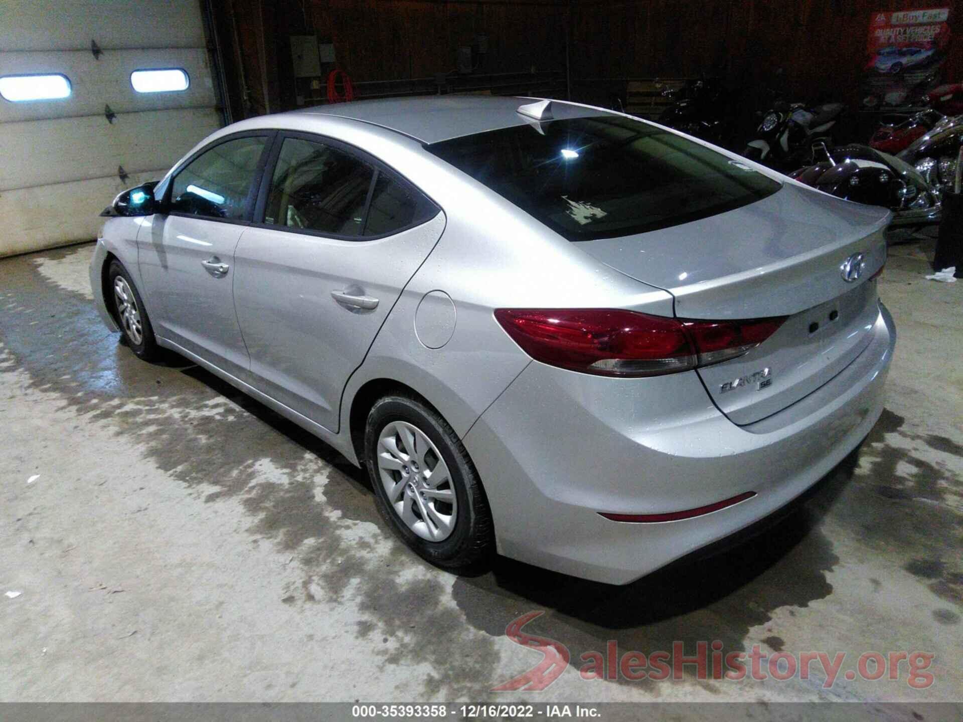 5NPD74LF1JH393306 2018 HYUNDAI ELANTRA