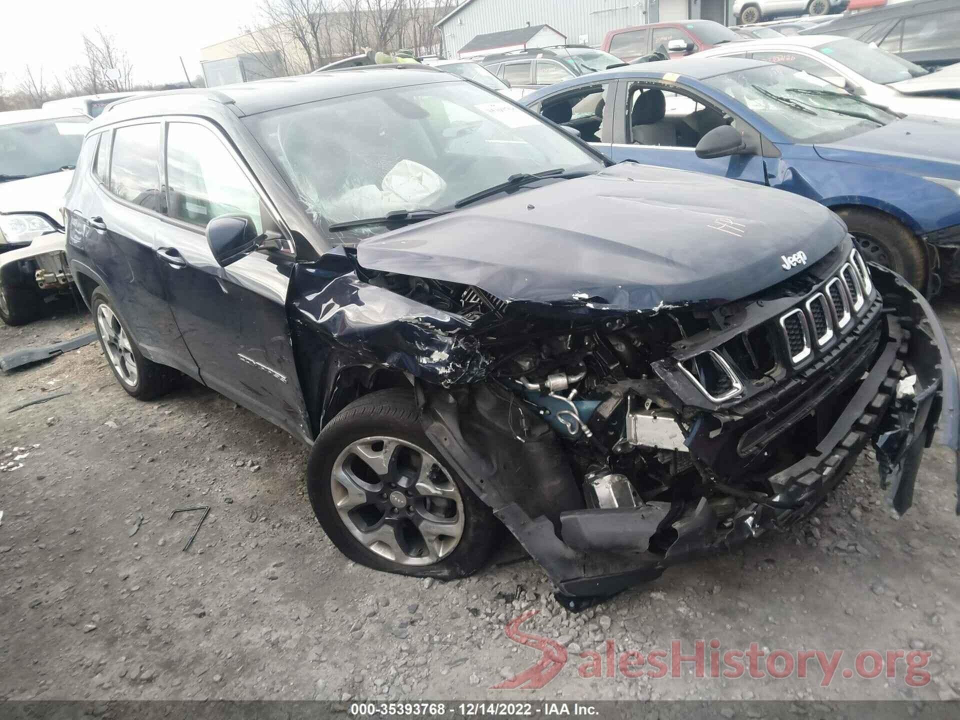 3C4NJDCB4LT256205 2020 JEEP COMPASS