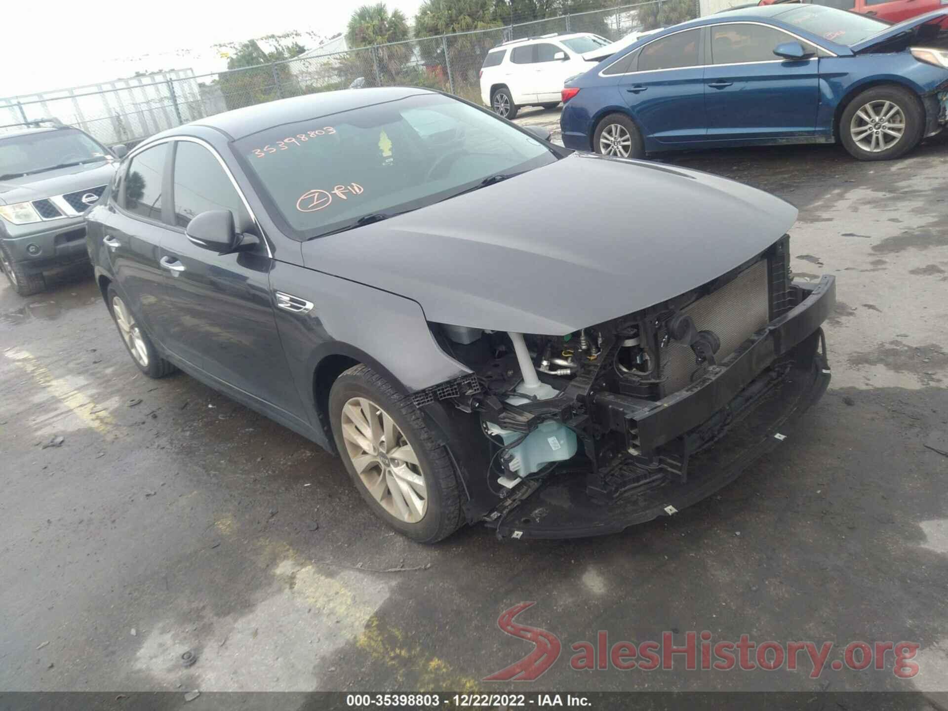 5XXGT4L31JG231119 2018 KIA OPTIMA